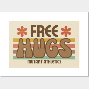 Retro Free Hugs Posters and Art